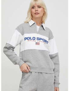 Μπλούζα Polo Ralph Lauren χρώμα: γκρι
