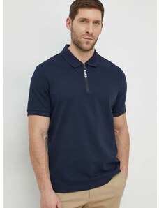Βαμβακερό μπλουζάκι πόλο Michael Kors χρώμα: ναυτικό μπλε