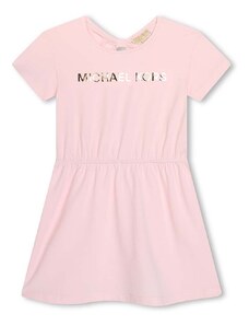 Παιδικό φόρεμα Michael Kors χρώμα: ροζ