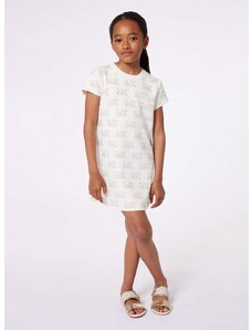 Παιδικό φόρεμα Michael Kors χρώμα: μπεζ