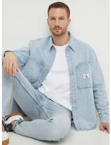 Τζιν πουκάμισο Calvin Klein Jeans ανδρικό