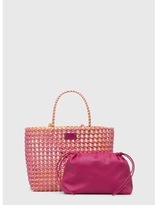 Τσάντα MSGM χρώμα: ροζ