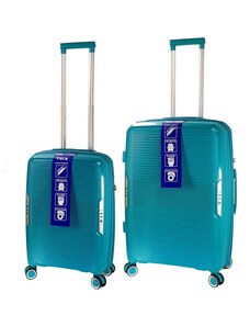 Βαλίτσα Mικρή+Mεσαία RCM 184 SET2-Turquoise