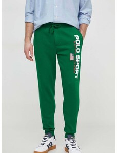 Παντελόνι φόρμας Polo Ralph Lauren χρώμα: πράσινο