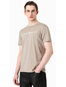 Emporio Armani T-shirt κανονική γραμμή μπεζ