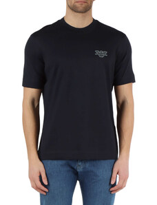 Emporio Armani T-shirt κανονική γραμμή μπλε σκούρο
