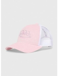 Καπέλο Von Dutch χρώμα: ροζ