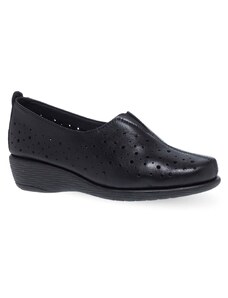 Γυναικεία Δερμάτινα Slip On Παπούτσια Flex & Go 12929006