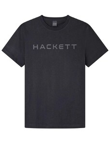 HACKETT Τ-Shirt Essential Tee HM500713 9du blk/grey