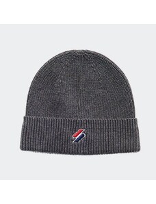 SUPERDRY CORE BEANIE CHARCOAL