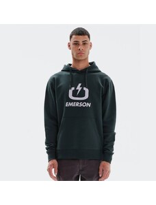 Emerson Men's Classic Logo Pullover Hoodie Forest Green