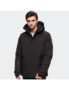 SUPERDRY D4 SDCD CITY PADDED HOODED WIND BLACK