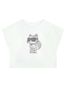 KARL LAGERFELD Παιδικο T-Shirt Z30113/10p white