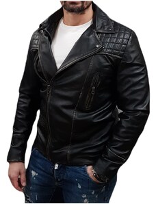 Jack&Jones - 12111878 - Jor Leather No.10 Jacket - Black - Μπουφάν Δερμάτινο