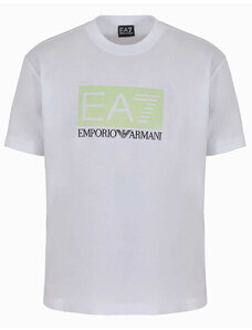 EA7 Emporio Armani T-shirt κανονική γραμμή λευκό