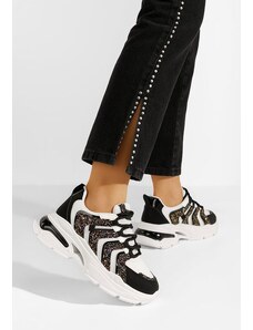 Zapatos Sneakers με πλατφόρμα Aprilia μαύρα