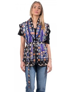 Peace and Chaos MURAL LIGHT QUILT WAISTCOAT (S24806 TYPOS)