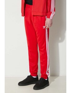 Παντελόνι φόρμας adidas Originals χρώμα κόκκινο IM4543