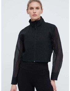 Σακάκι προπόνησης Calvin Klein Performance χρώμα: μαύρο