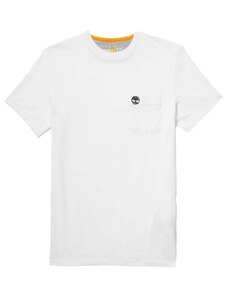 TIMBERLAND T-Shirt Dunstan River Chest Pocket Short Sleeve TB0A2CQY1001 100 white