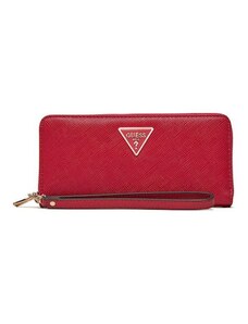 GUESS LAUREL SLG LARGE ZIP AROUND SWZG850046 RED
