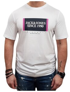 Jack&Jones - 12252681 - JOR Lafayette Box Tee SS Crew Neck - Bright White - Slim Fit - T-shirt