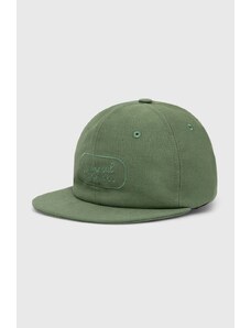 Βαμβακερό καπέλο του μπέιζμπολ Universal Works Baseball Hat χρώμα: πράσινο, 30811.BIRCH