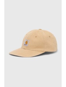 Βαμβακερό καπέλο του μπέιζμπολ Carhartt WIP Icon Cap χρώμα: μπεζ, I033359.1YHXX