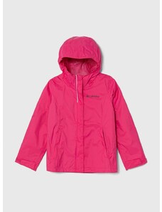 Παιδικό μπουφάν Columbia Arcadia Jacket χρώμα: ροζ