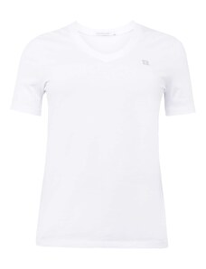 Calvin Klein Jeans Curve Μπλουζάκι γκρι / λευκό