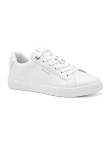 Tamaris White Uni Γυναικεία Ανατομικά Δερμάτινα Sneakers Λευκά (1-23622-42 146)