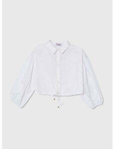 Παιδικό πουκάμισο Pinko Up χρώμα: άσπρο