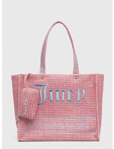 Τσάντα παραλίας Juicy Couture χρώμα: ροζ
