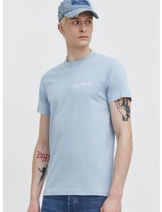 Βαμβακερό μπλουζάκι Karl Lagerfeld Jeans ανδρικά
