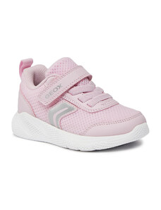 Geox B Sprintye G.D Pink Παιδικά Ανατομικά Sneakers Ροζ (B454TD 01454 C8004)