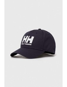 Βαμβακερό καπέλο του μπέιζμπολ Helly Hansen Czapka Helly Hansen HH Ball Cap 67434 001 χρώμα: ναυτικό μπλε 67434