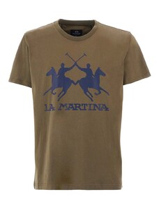 LA MARTINA T-Shirt 3LMYMR001 03197 military olive