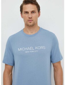 Βαμβακερό μπλουζάκι Michael Kors ανδρικά