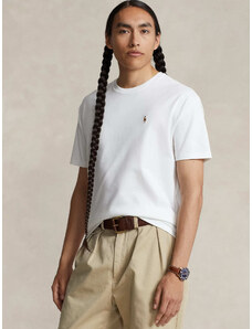 Polo Ralph Lauren T-shirt slim fit λευκό