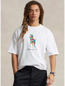 Polo Ralph Lauren T-shirt relaxed fit λευκό