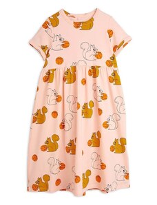 Παιδικό φόρεμα Mini Rodini Squirrels χρώμα: ροζ 0