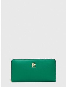 Πορτοφόλι Tommy Hilfiger χρώμα: πράσινο