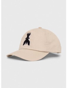 Βαμβακερό καπέλο του μπέιζμπολ Patrizia Pepe χρώμα: μαύρο