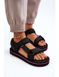 Kesi Women's platform sandals Lee Cooper Black