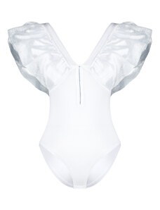 Trendyol Collection Πλεκτό σώμα με πλεκτό πλεκτό εκρού υφασμένο γαρνιρισμένο Agraphed Flexible Snap