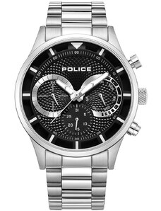 POLICE Driver II - PEWGK0040303, Silver case with Stainless Steel Bracelet