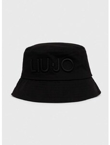 Βαμβακερό καπέλο Liu Jo χρώμα: μαύρο