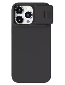 NILLKIN θήκη CamShield Silky Magnetic Silicone για iPhone 15 Pro, μαύρη