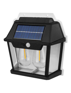 UNBRANDED LED ηλιακό φωτιστικό τοίχου HW999-2W με αισθ/ρα φωτός & κίνησης, 1800mAh