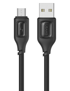 USAMS καλώδιο micro USB σε USB US-SJ620, 10W, 1m, μαύρο